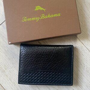 Tommy Bahama - Wallet Italian Black Leather - NWOT
